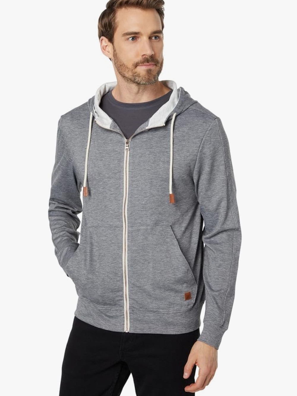 Fundamental Coast Summer Andy Full Zip Hoodie Monument‎ Gray M Casual Gorpcore